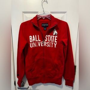 Ball State University Zip Up Sweatshirt